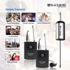 Blackmore Pro Audio Dual Portable Dynamic Lapel Wireless UHF Microphone System BMP-16